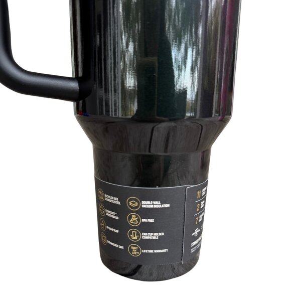 Stanley x Wicked Target Collab 40oz Quencher Elphaba For Good Black Green NWT - Picture 6 of 8